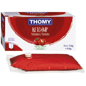 Thomy Tomato Ketchup für Dispenser, 3 x 3 kg